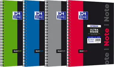 Oxford Etudiants Cahier à spirale "NOTEBOOK", A4+, quadrillé