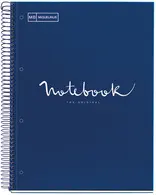 MIQUELRIUS Cahier à spirale "Notebook EMOTIONS", A4, marine