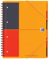 Oxford International Cahier "ORGANISERBOOK", A4+, ligné
