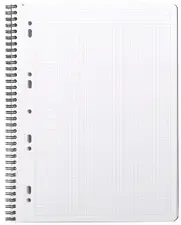 RHODIA Cahier à spirale "Note Book", A4+, quadrillé 5x5,noir