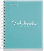MIQUELRIUS Cahier à spirale "Notebook EMOTIONS", A5, bleu