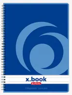herlitz Cahier à spirales x.book A5, 160 pages, ligné