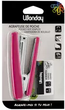 Wonday Agrafeuse de poche, capacité: 12 feuilles, assorti
