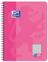 Oxford Cahier Touch, B5, quadrillé, 160 pages, rose