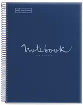 MIQUELRIUS Cahier à spirale "Notebook EMOTIONS", A4, marine