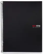 MIQUELRIUS Cahier à spirale "Notebook THE ORIGINAL", A4,noir