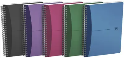 Oxford Cahier à spirale URBAN MIX, A5, quadrillé, 100 pages