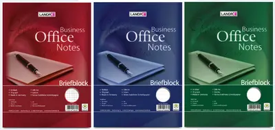 LANDRÉ Bloc de correspondance "Business Office notes" A4,