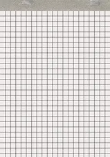 CONQUERANT SEPT Bloc-notes, quadrillé, sans couverture, A4
