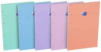 Oxford Bloc-notes Smart Pastel, 210 x 315 mm, Seyès