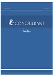 CONQUERANT SEPT Bloc-notes Notes, quadrillé, 105 x 148 mm