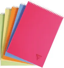 Clairefontaine Bloc reliure intégrale LINICOLOR, A4, 5/5