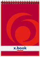 herlitz Bloc-notes à spirale x.book, A5, 50 feuilles