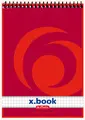herlitz Bloc-notes à spirale x.book, A7, 50 pages, quadrillé