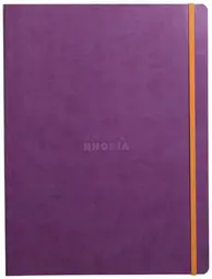 RHODIA Carnet de notes RHODIARAMA, A4+, ligné, violet