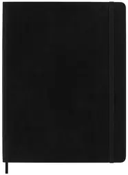 MOLESKINE Carnet souple, XL, quadrillé, noir