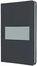 sigel Carnet Linescape, A5, quadrillé, gris foncé / gris