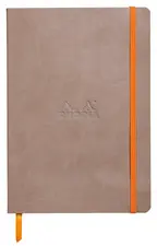 RHODIA Carnet souple RHODIARAMA, A5, quadrillé, taupe