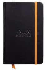 RHODIA Carnet rigide RHODIARAMA, 90 x 140 mm, ligné, noir
