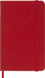 MOLESKINE Carnet rigide, P/A6, ligné, rouge écarlate