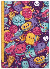 RNK Verlag Carnet de notes "Sweets", A4, 96 feuilles, uni