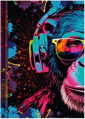 RNK Verlag Carnet de notes "Neon", A4, 96 feuilles, uni