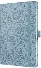 sigel Carnet de notes Jolie Beauty "Blue Monstera", A5