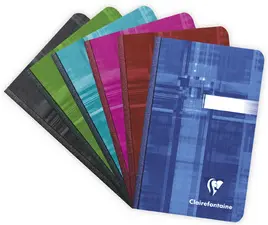 Clairefontaine Carnet brochure, 90 x 140 mm, quadrillé 5x5