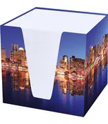 RNK Verlag Bloc cube "Skyline", carton rigide, garni