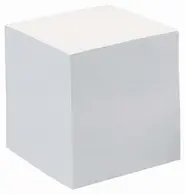 QUO VADIS Recharge bloc cube, 90 x 90 x 75 mm, blanc