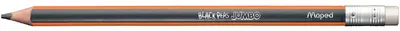 Maped Crayon de papier BLACK'PEPS JUMBO, avec gomme