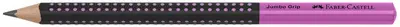 FABER-CASTELL Crayon graphite Jumbo GRIP TWO TONE, rose