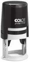 COLOP Tampon pour texte Printer R40, rond, noir