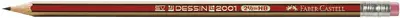 FABER-CASTELL Crayon DESSIN 2001, degré de dureté: HB
