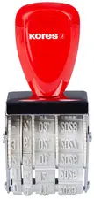 Kores Tampon dateur, mois en chiffres, 4 mm