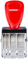 Kores Datumstempel, Monate in Buchstaben, 4 mm