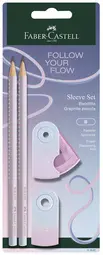 FABER-CASTELL Kit d'écriture GRIP Flow Edition, blushing sky