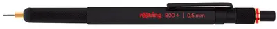 rotring Stylo à pointe fine et stylet 800+, 0,5 mm, noir