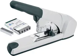 LEITZ Agrafeuse gros travaux 5553, 120 feuilles, argent
