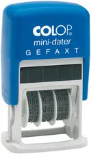 COLOP Datumstempel Mini Dater S160 L2 "BEZAHLT", im Blister