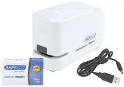 RAPESCO Agrafeuse électrique 626EL, blanc