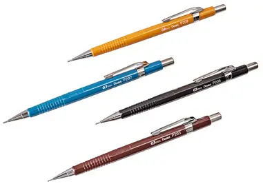 Pentel Porte-mines P 205, diamètre de mines: 0,5 mm, rouge