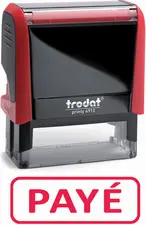 trodat Tampon marqueur de texte XPrint 4912 "PAYÉ
