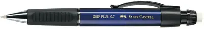 FABER-CASTELL Porte-mines GRIP PLUS 1307, bleu-métallique