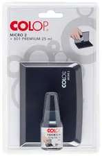 COLOP Set cassette d'encrage + encre, noir