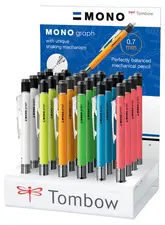 TOMBOW Porte-mines "MONO graph", 0,7 mm, présentoir de 24