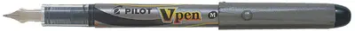 PILOT Stylo plume V-Pen Silver, noir