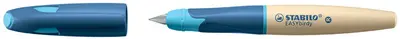 STABILO Stylo plume EASYbirdy Timber L, gaucher, bleu
