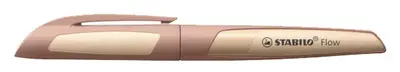 STABILO Stylo à plume Flow MONOCHROME, beige/rosé