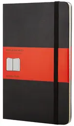 MOLESKINE Carnet d'adresses, L/A5, ligné, noir